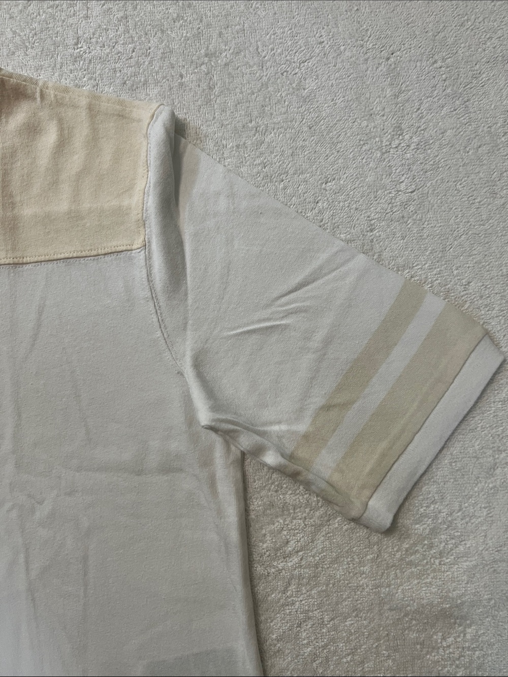 Madewell The Relaxed Varsity Tee in Vintage Jersey, Varsity Tee, M - Picture 3 of 8